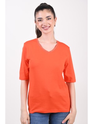 Women T-shirt Sunday 6004 Tangerine